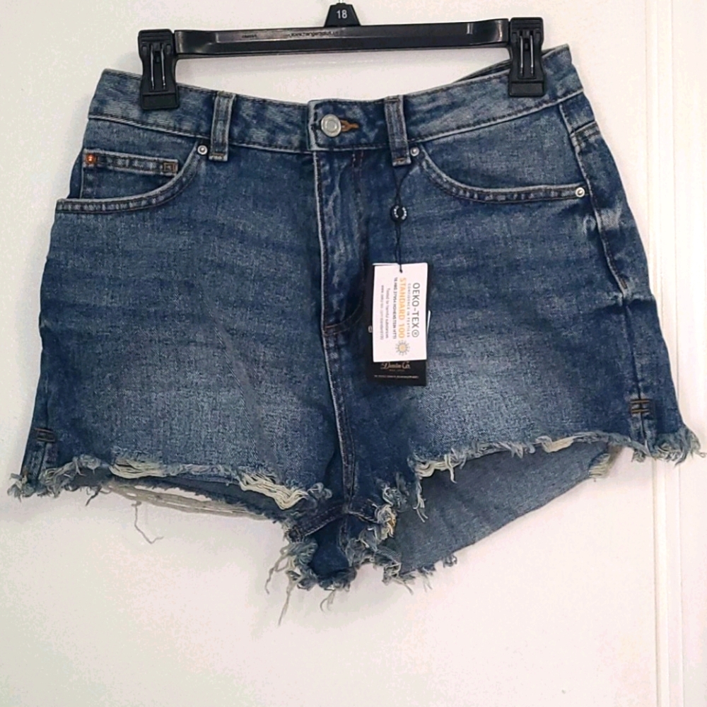 HighRise cut off jean shorts